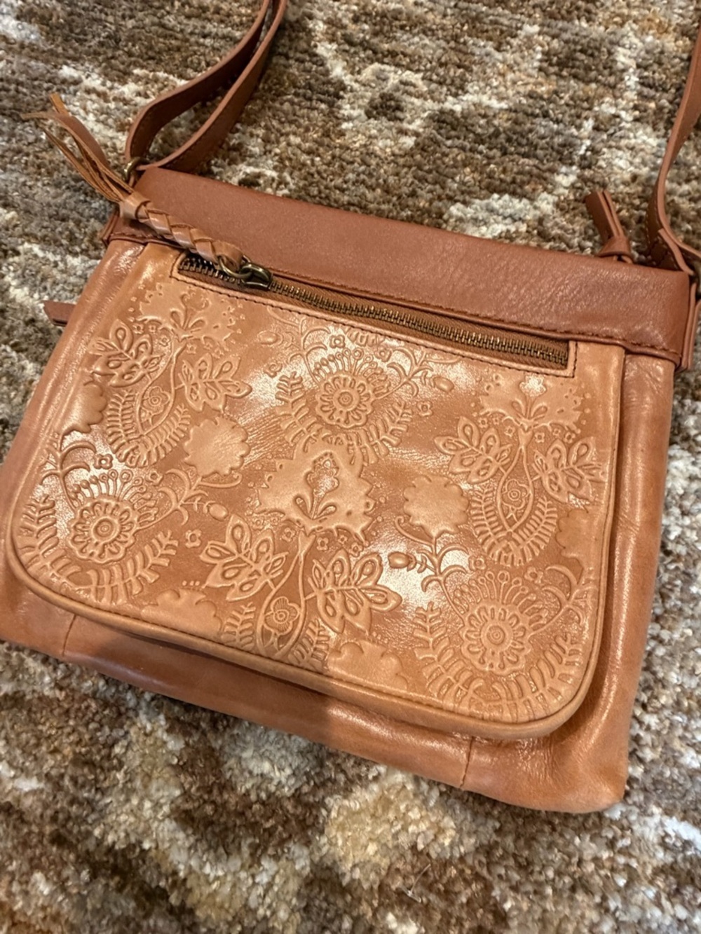 The Sak Sanibel Leather Crossbody
Bag